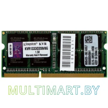 Оперативная память Kingston ValueRAM (KVR1333D3S9/8G) картинка 2